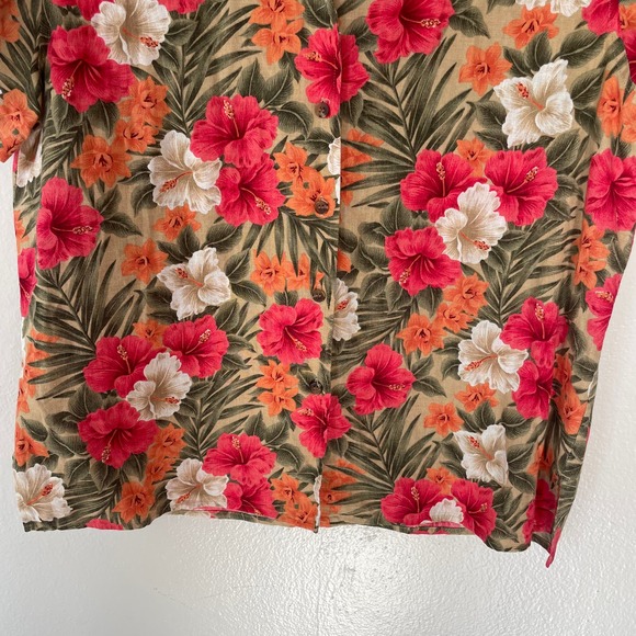 Jones New York Hawaiian Floral top size medium - Picture 3 of 8